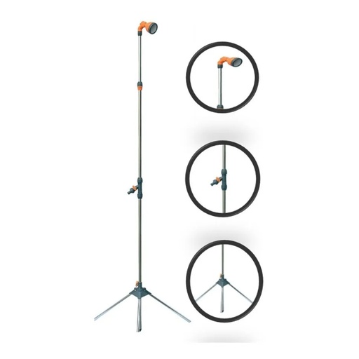 [BRO-LL-01] Lluvia Ducha Motorhome De Pie Brogas Camping Pileta Manguera