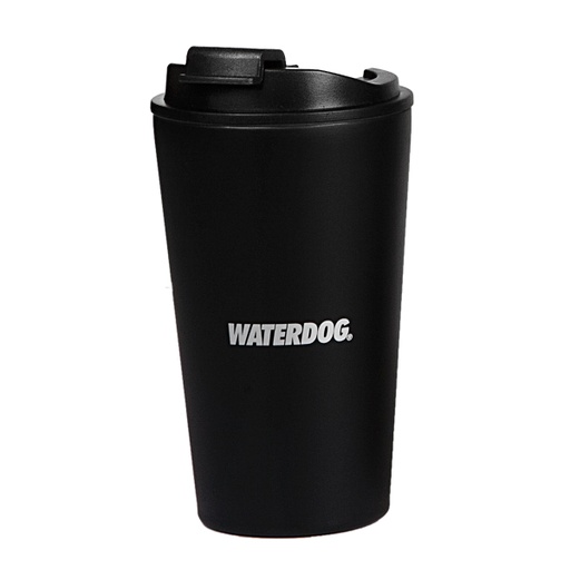 [WALD-SB2035BK] Vaso Térmico Waterdog Con Tapa Acero Inox 350ml Frio Calor