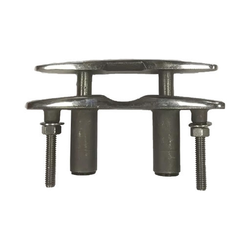 [HERR-1159] Cornamusa para embutir de 160mm Acero Inox.