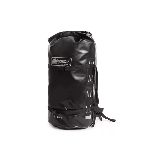 [BE-BB 1235 Negro] Bolso Estanco Bewolk Moto Bici Entrada Simple 35 Litros