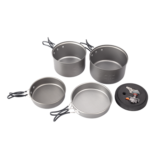 [PIR-KSK-SOLO3] Set De Cocina Marmita Kovea Con Mini Calentador Plegable 