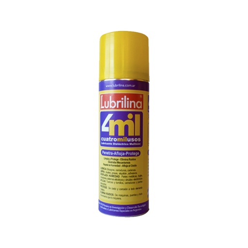 [LUB-4MIL250] Lubricante Lubrilina 4 Mil Usos Aerosol 250cc