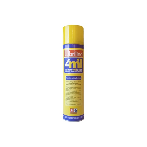 [LUB-4MIL440] Lubricante Lubrilina 4 Mil Usos Aerosol 440cc