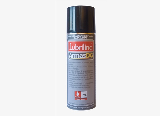 [LUB-DGAERO250] Desengrasante Limpiador Lubrilina Armas Dg Polimero Glock