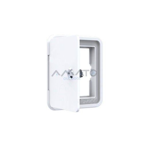 [TM-SFCH1-151-166-01] Tapa Pasa Cables Plástica Cuadrada