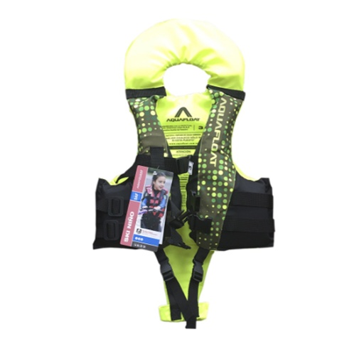 [KIE-1010130433003]  Chaleco Salvavidas Aquafloat Ski Niño Con Cuello Estampado Talle 03