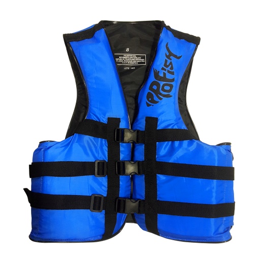 [KIE-1010120109908 Azul] CHALECO AQUAFLOAT PRO FISH PESCADOR AZUL Talle 08