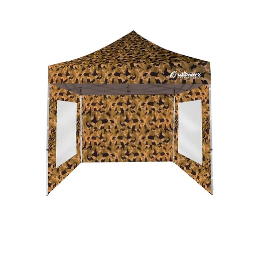[MIC-02302] Gazebo Plegable Outdoors Camo 3x3 Aluminio 3 Paredes