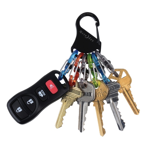 [KIE-2905561280000] Mosquetón Llavero Nite Ize Para 6 Llaves Plástico