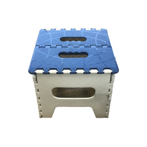 [AGDT-BR005-T-AZUL] Banquito Plegable Plastico Banco Banqueta Resistente