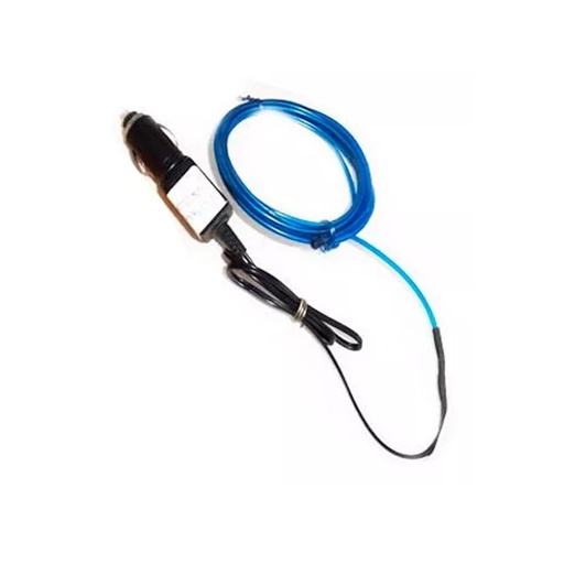 [AGDT-10441-Azul] Hilo De Neon Led (el Wire) 12v De 1.5 Mts