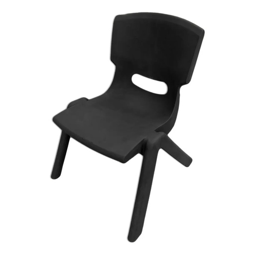 [AGDT-SR10-Negro] Sillita Plástica Apilable Silla Niños