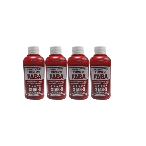 [FABAX4] Liquido Disgregante Para Inodoro Quimico Portatil Faba X 4