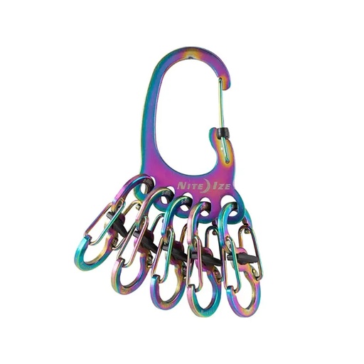 [KIE-2905561270000 KLKBF-07-R3] Llavero Mosqueton Nite Ize Acero P/6 Llaves