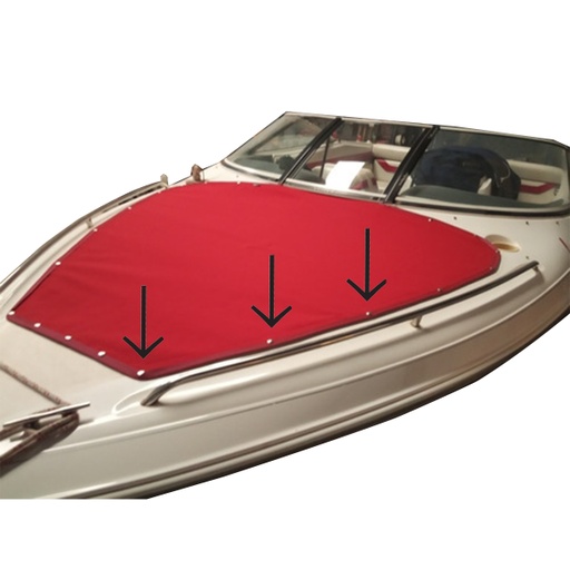 [TM-BROCHE] Broche Inoxidable Para Lonas Náuticas X 10 Unidades.