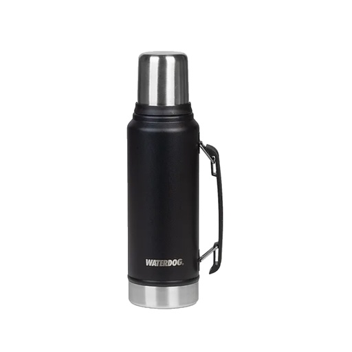 [WALD-OMBU1000BK] Termo Waterdog Ombú 1l Con Manija Y Pico Cebador
