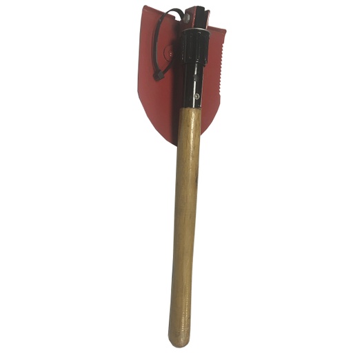 [AGDT-L001] PALA PLEGABLE MANGO DE MADERA ROJA