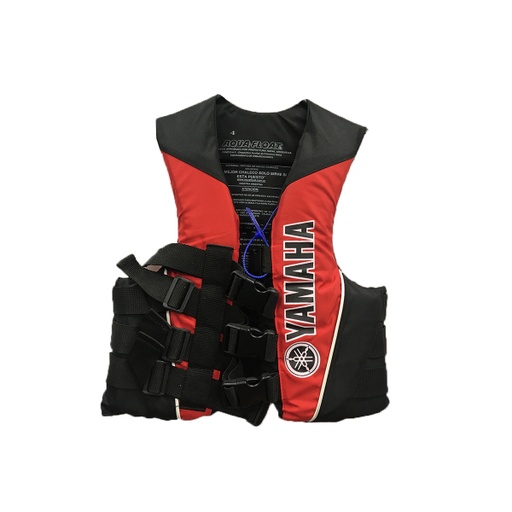 [YAM-T4-ROJO] Chaleco Salvavidas Adulto Yamaha Daf Modelo