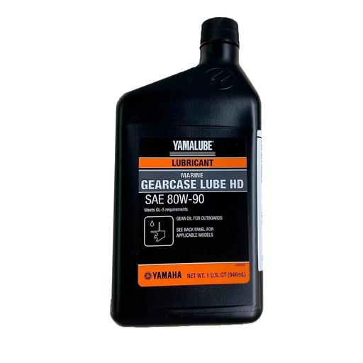 [YAM-ACCGLUBEHDQT] Aceite De Pata Yamalube Hd Apto Gl-5 V-max 300hp Made In Usa