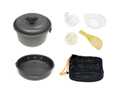 [NAT-KNG0200] Set De Cocina Marmita National Geographic 2 Personas