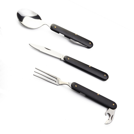 [NOR-02-073240] Set Cubierto Plegable Para Camping Camp Kjell Cutlery
