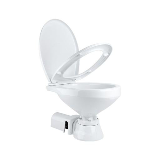 [TM-SFMTE1-01-R] Inodoro Motorhome Lancha Barco Eléctrico Ovalado Triturador