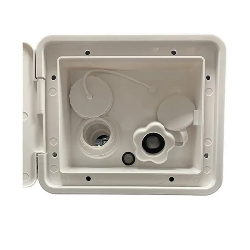 [TM-SFWH1-193-164-02] Entrada De Agua Doble Con Cerradura Motorhome Rv Lancha