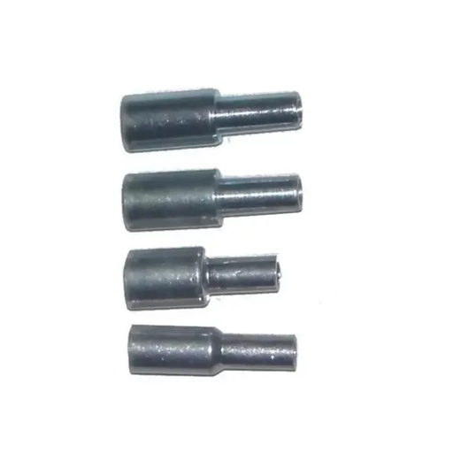 [DIF-203x4] PUNTERA TERMINAL VARILLA DE ALUMINIO 11 mm DE DIAM. x4