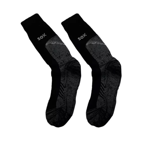[SOX-TE01A-L-NEGRO] Medias Termicas Sox Outdoor Algodon Pigüe Talle L Negro