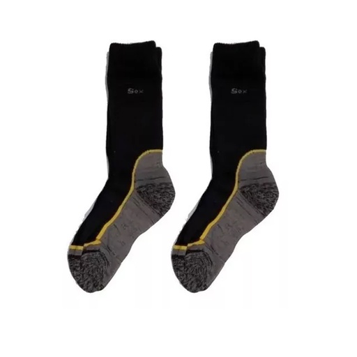 [SOX-TE13A-L-NegroAmarillo] Medias Sox Extreme Talle L Negro Amarillo