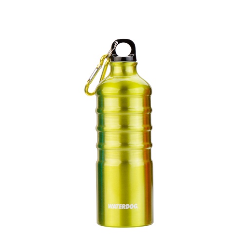 [WALD-AB1Q100GY] Botella Deportiva Waterdog 1lt Aluminio Camping C/ Mosqueton