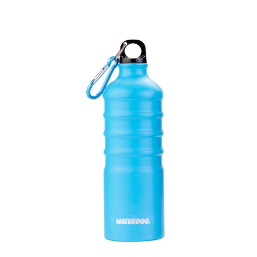 [WALD-AB1Q100LB] Botella Deportiva Waterdog 1lt Aluminio Camping C/ Mosqueton