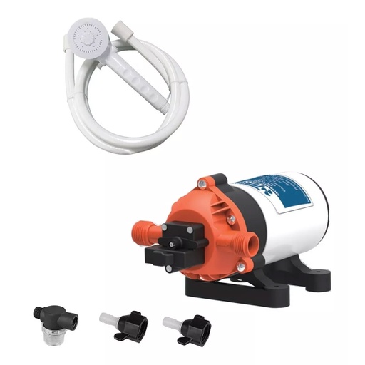 [TM-BP7022-SF-SHHK001] Duchador Con Manguera Y Bomba Presurizada 70psi Rv Motorhome
