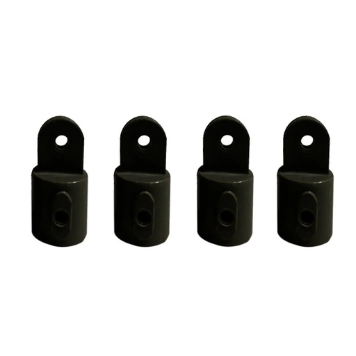 [MAZ-M005-19-Negrox4] Leva Para Capota Náutica Base 19mm 3/4 X4 Unidades