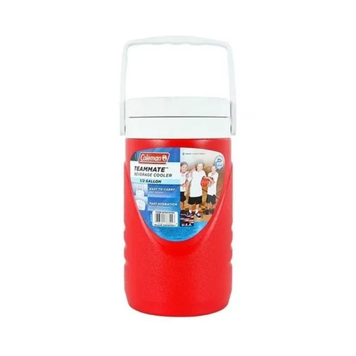 [KIE-2100930150000 Rojo] Termo Coleman 1.8 Lts 1/2 Galon Con Manija Y Pico Vertedor