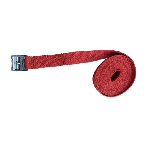 [SU-SF25-3-ROJO] Zuncho 25mm Cinta Tensor Para Amarre De Kayak Windsurf Sup