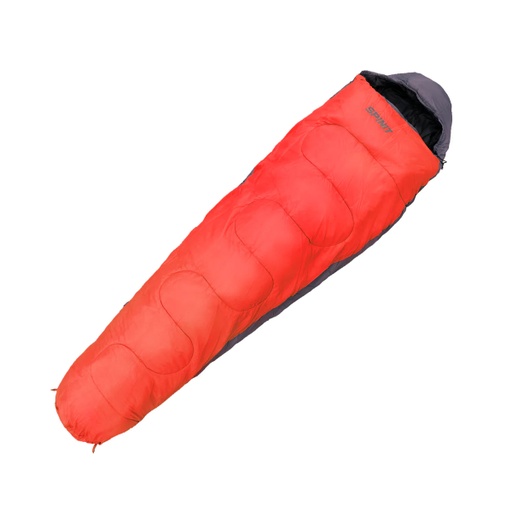 [AB-260033] Bolsa De Dormir Spinit Momia 250 Roja - Rango Térmico 5°C