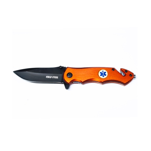 [SOUR-121327C] Cortaplumas Plegable Cold Steel Rescate Naranja