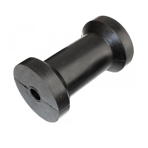 [BAR-T07731] Rodillo De Goma Recto C/pared Buje Plástico 130x75mm Trailer