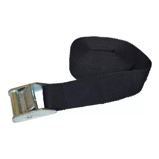 [SU-PE25-2-NEGRO] Zuncho Porta Equipaje Ojal Par 2mts x 25mm Valija Carpa