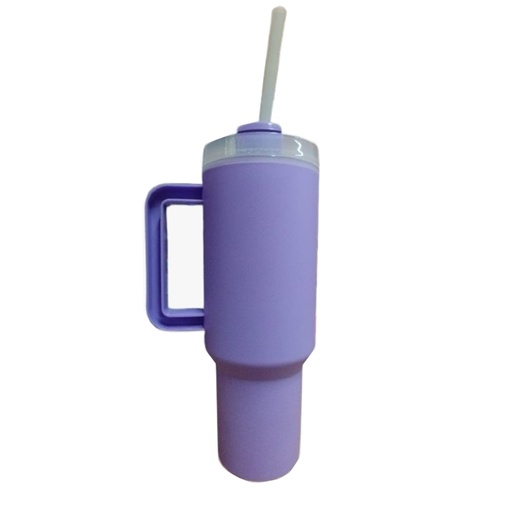 [AGDT-MANI Violeta] Vaso Térmico Plástico Doble Capa No Quencher No Stanley 1 Lt