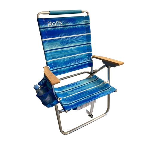 [Rofft-RFBC6420] Reposera Sillon Playera Aluminio Reclinable Jardin 7 Posiciones