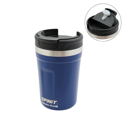 [AB-189025] Vaso Termico Spinit Termal Plus 380 Ml Acero Inoxidable Azul