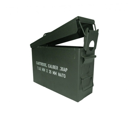 [AGDT-30-CAL-GREEN] Caja Porta Herramientas Metálica Hermética Municion Multiuso