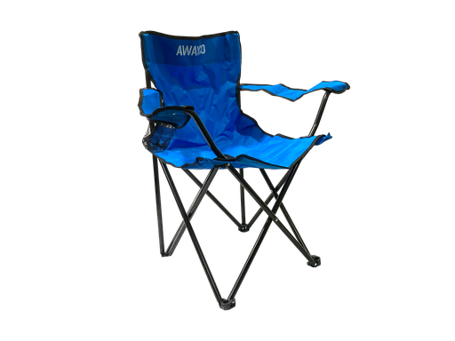 [AW-1030005] Silla Plegable SUN Awayco Camping Reforzada Pesca Director Reposera Azul