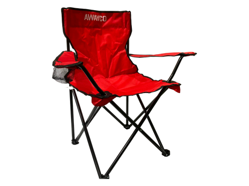 [AW-1030007] Silla Plegable SUN Awayco Camping Reforzada Pesca Director Reposera Rojo
