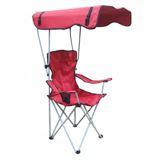 [AW-1030009] Silla Camping TOP Awayco Plegable Portátil Con Techo Toldo Rojo