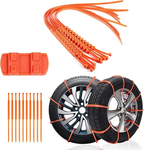 [AW-1030029] Cadenas Plásticas Awayco Para Nieve Barro Suv Auto Camioneta (unidades)