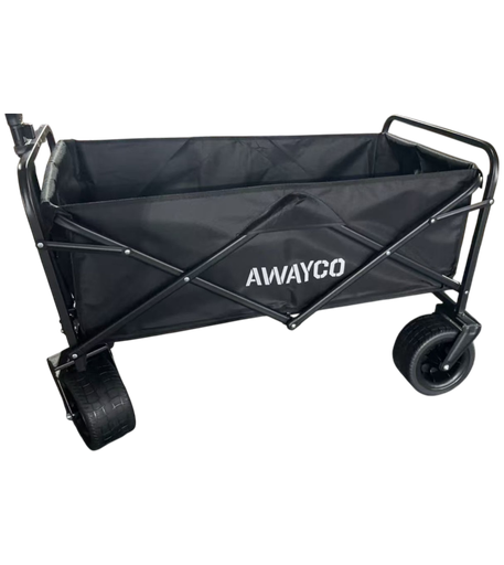 [AW-1030035] Carro Plegable Awayco EasyRoll Hasta 250 Kg Reforzado Camping Playa Negro